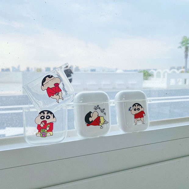 Vỏ case bảo vệ bao đựng tai nghe airpods 1 2 PRO - Ốp airpods chống va đập, trong suốt in hình S.h.i..n