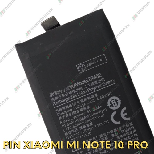 Pin xiaomi mi note 10,note 10 pro