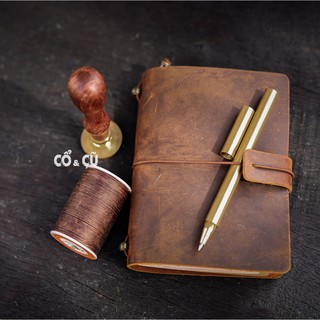 Sổ planner da bò đa năng browna6