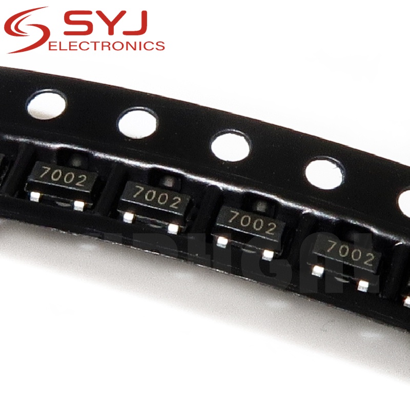 100 Cái / lốc 2N7002LT1G 2N7002 MMBT7002 Kênh N Nhỏ MosFET SOT-23 Còn Hàng