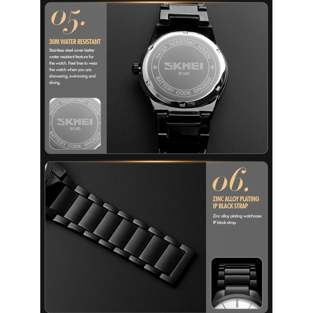 Đồng hồ nam SKMEI classic SME11 thời trang cao cấp chống nước siêu bền - Đồng Hồ Quốc Tế | BigBuy360 - bigbuy360.vn