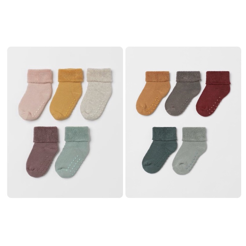 Set 5 đôi tất HM auth cho bé
