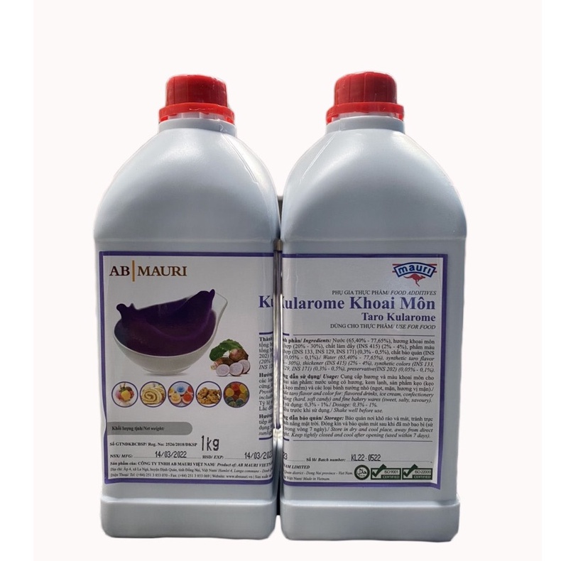 Hương và màu/Kularome / Tinh  Khoai Môn Tự Nhiên Mauri  1kg