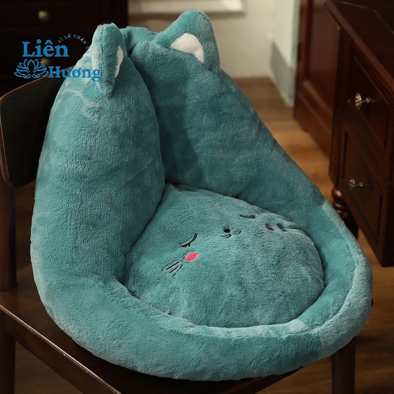 Đệm Lót Ghế Ngồi Tựa Lưng Văn Phòng - Đệm Lười Ngồi Sàn Nhà Bông Dầy Êm Ái
