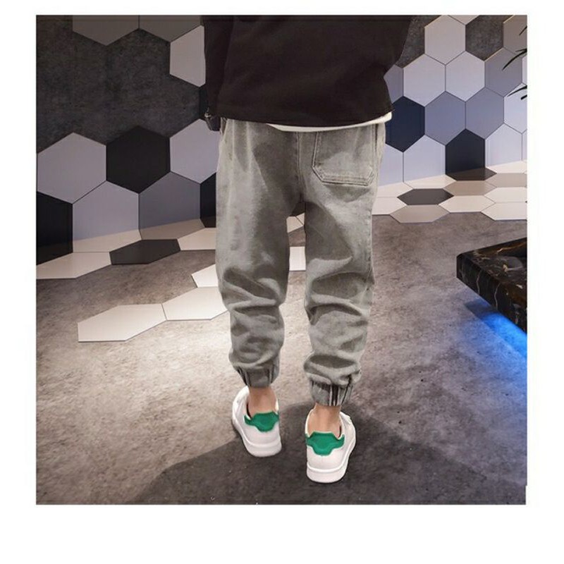 Quần jean size đại jogger cho bé trai