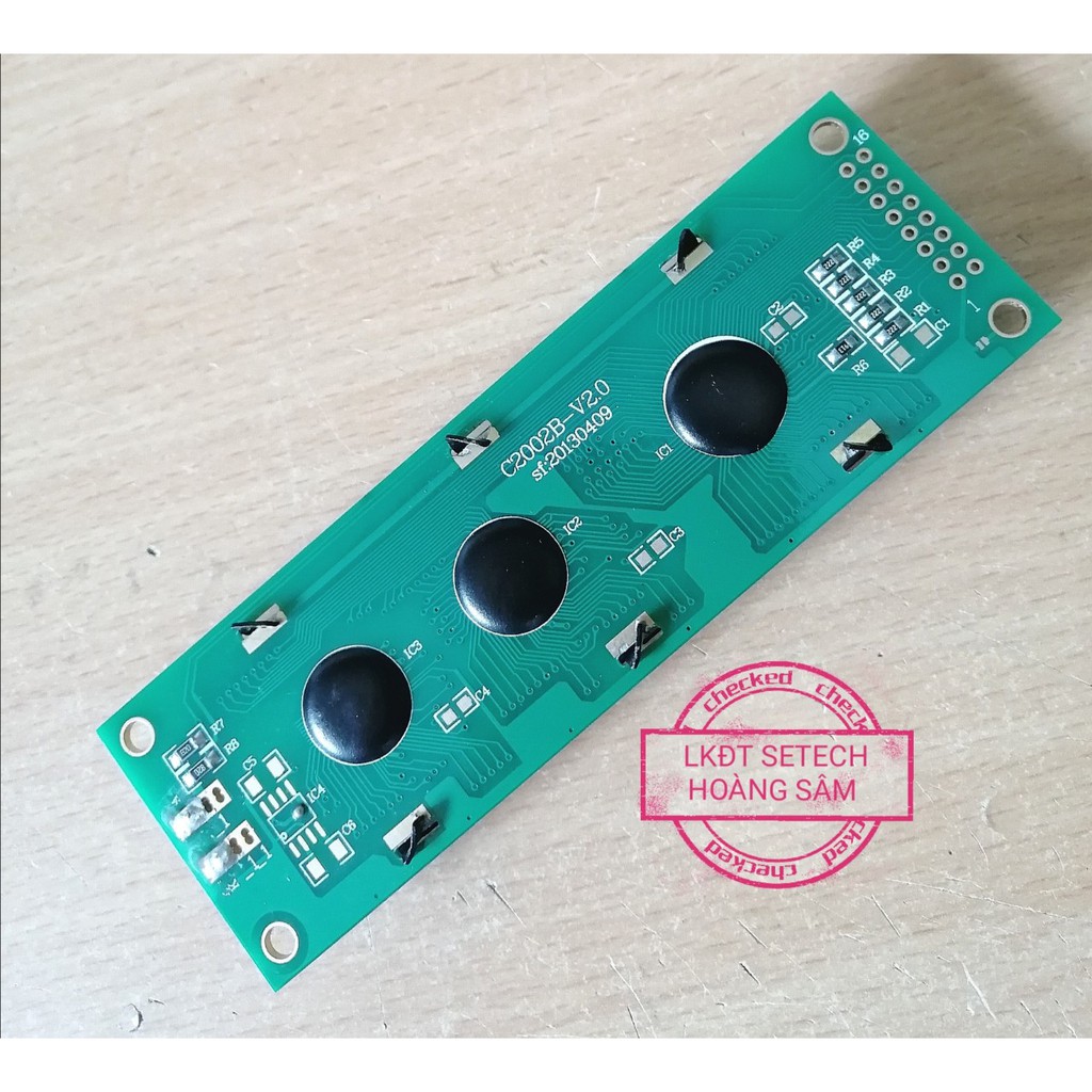 Màn hình LCD C2002B 20x2 Character 5V xanh lá, xanh dương