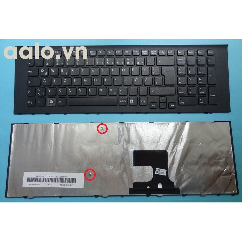 (KEYBOARD) BÀN PHÍM LAPTOP SONY EJ dùng cho VGN-EJ VPCEJ