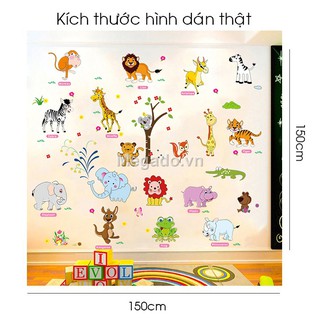 Decal vườn thú N260