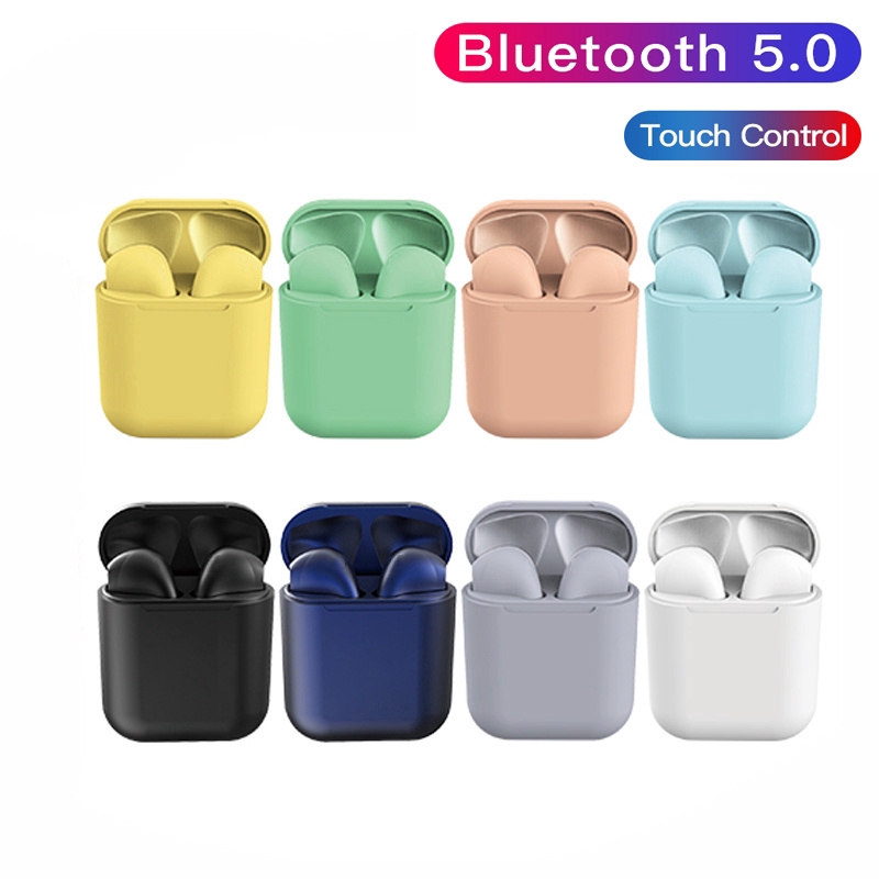 Tai Nghe Bluetooth SUNTAIHO TWS Version 5.0 i12 Chống Mồ Hôi Có 8 Màu Tùy Chọn