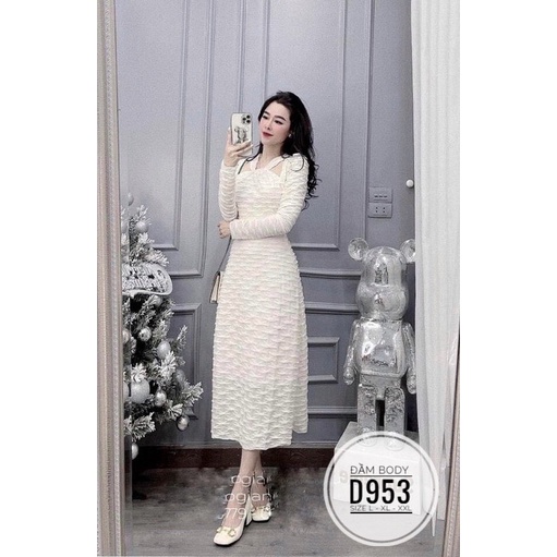 BIGSIZE NHUNG LÊ Đầm body D953