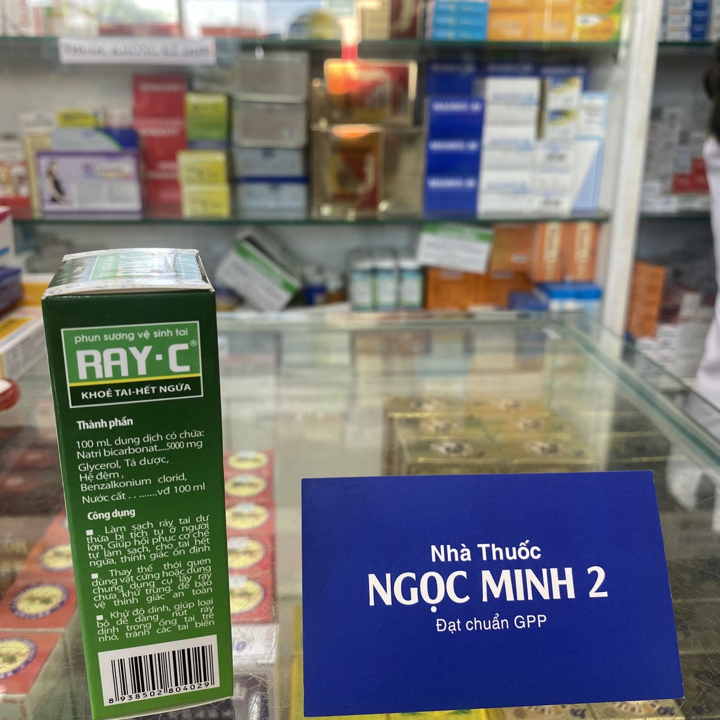 ✅ [Chính Hãng] Ray-C Phun sương vệ sinh tai khoẻ tai- hết ngứa. Dung dịch phun sương vệ sinh tai Ray-C 10ml