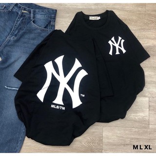 Áo thun cặp ny chất đủ size/ Áo thun tay lỡ ny đen ảnh thật