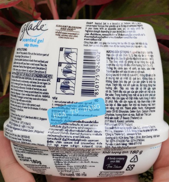 Sáp Thơm Glade Mùi Trầm Hương 180G