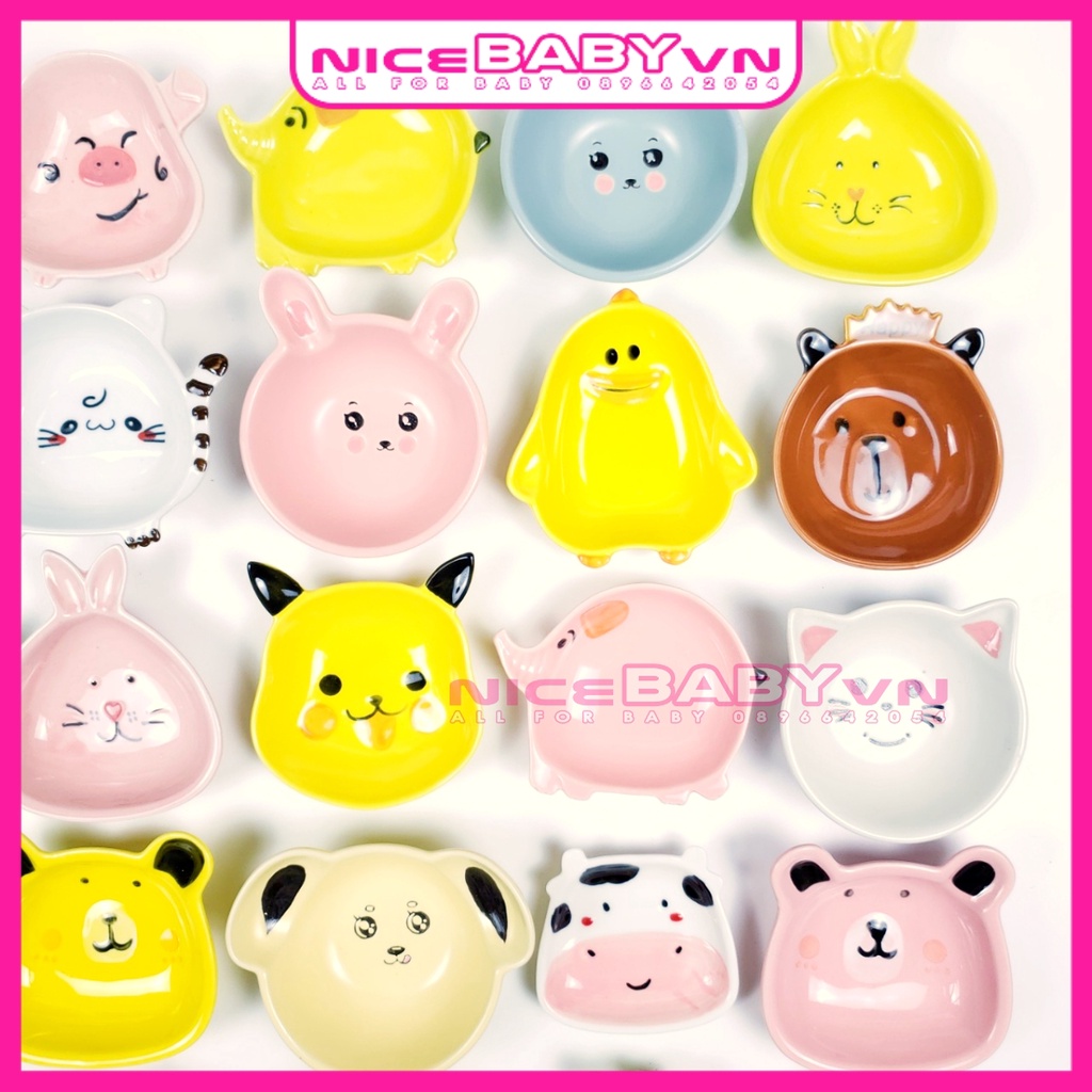 Bát Ăn Dặm Gốm Sứ Giúp Bé Ăn Ngon Kiểu Nhật Nhiều Hình Sinh Động NiceBabyVn