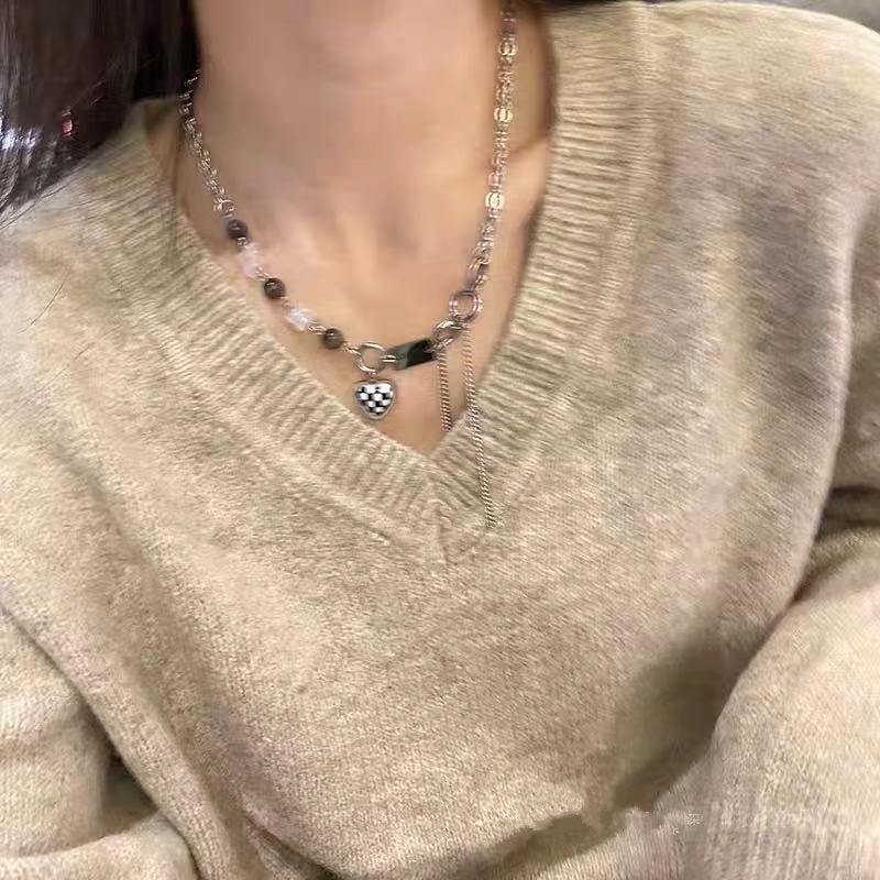 Vòng cổ Thép Titan Thiết Kế Mới Cao Cấp Thời Trang Theo Phong Cách hip hop