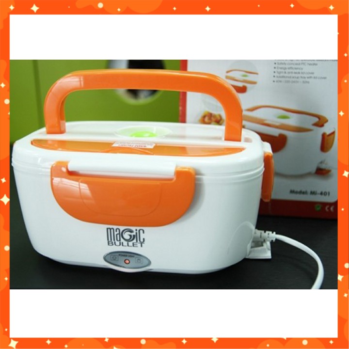 Hộp Đựng Cơm Văn Phòng Magic Bullet, Cắm Điện ⚡SANG TRỌNG⚡ RUỘT INOX Electric Lunchbox Giữ Nhiệt Hiệu Quả