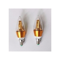 Bóng đèn led hình dáng nến 5W  đuôi E14 gắn bàn thờ, đèn phòng ngủ, đèn trang trí