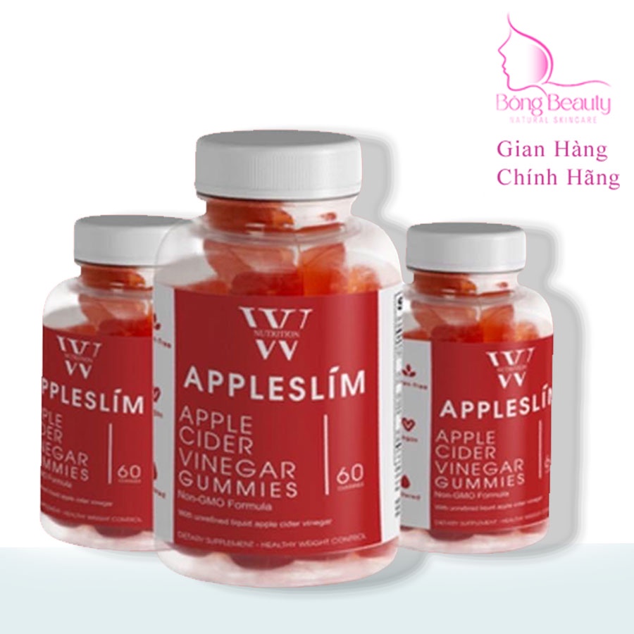 Kẹo Giấm Táo Giảm Cân, Đẹp Dáng Apple Slim Chính Hãng