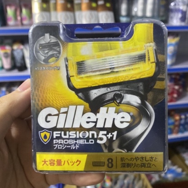 [Hàng Nhật] Hộp lưỡi dao thay thế Gillette Fusion 5+1 Nhật Bản japan (Japan)