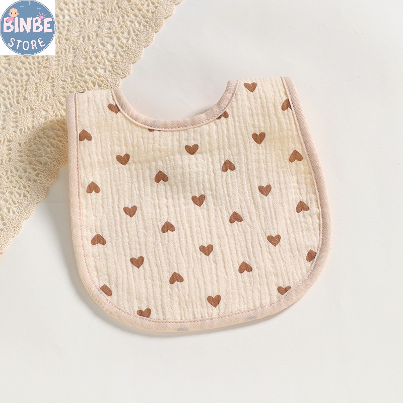 Yếm xô, yếm vuông organic 6 lớp siêu mềm cho bé Binbestore