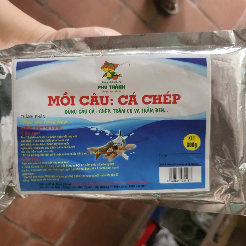 Mồi câu Phú Thành Cá chép