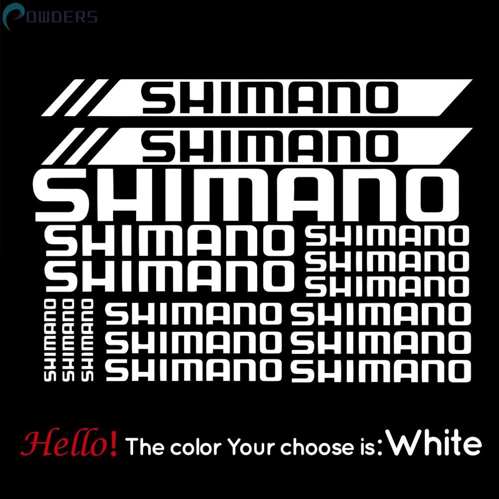 Shimano Đề Can Vinyl Đặc Biệt Dán Khung Xe Đạp Trang Trí Độc Đáo Và Quyến Rũ