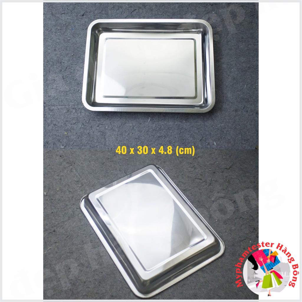 (HÀNG ĐẸP) Khay inox cao cấp nhiều kích thước