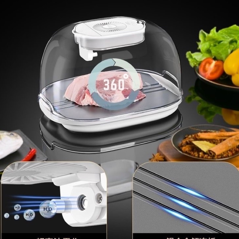 Máy rã đông thực phẩm lạnh Kayuso JY210801 giữ tươi bằng công nghệ ion âm - Hàng chính hãng