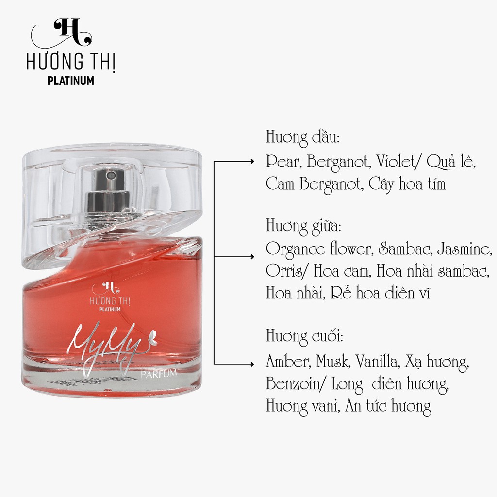 Nước Hoa Nữ MyMy Hương Thị Thanh Lịch, Trẻ Trung, Quyến Rũ 50ml | BigBuy360 - bigbuy360.vn