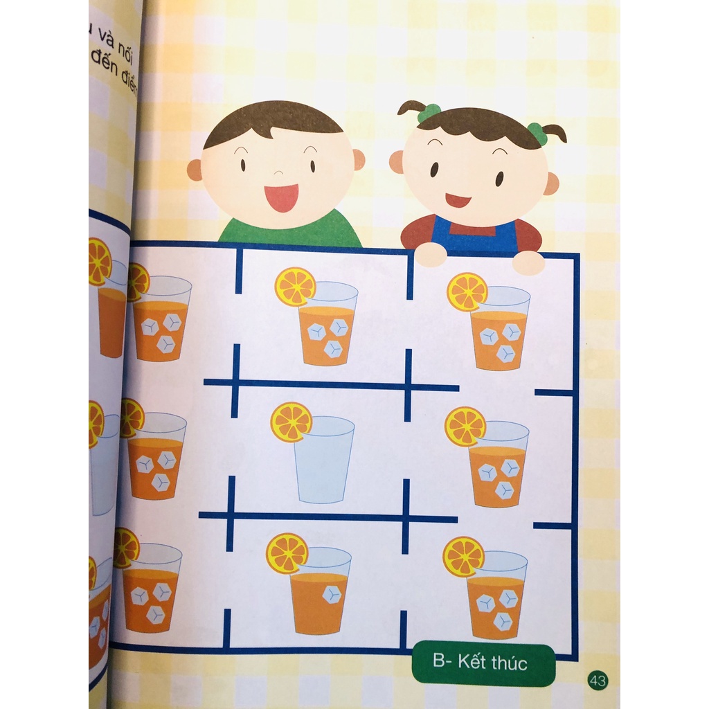 Sách - Toán Tư Duy Dành Cho Trẻ Em 3 - 4 tuổi - Trò chơi toán học (1 cuốn)