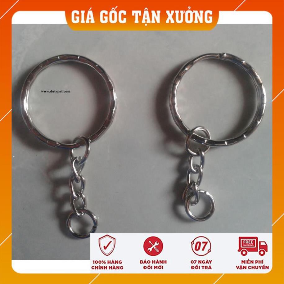 Dây xích móc khóa, khuyên móc khóa kim loại, móc khóa