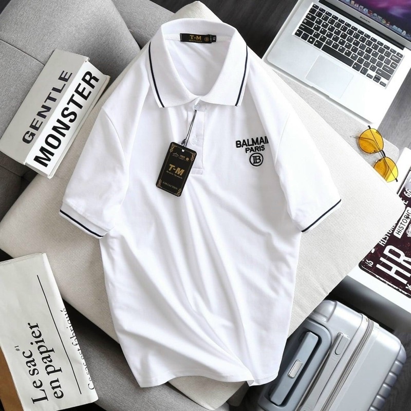 áo thun cổ trụ tau ngắn thời trang A4 | BigBuy360 - bigbuy360.vn