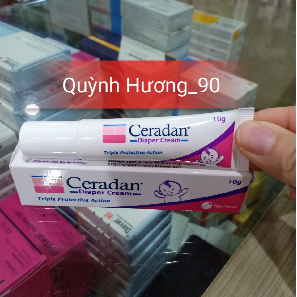 Kem chống hăm tã CERADAN DIAPER CREAM 10g