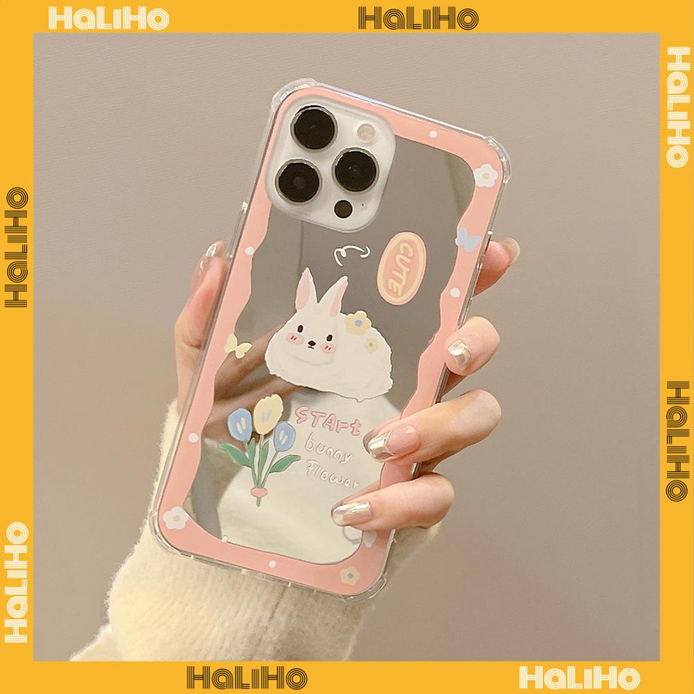 Ốp điện thoại acrylic mặt gương có túi khí chống sốc thích hợp cho iPhone 11 13 Pro Max 12 Pro Max 7 Plus x xr xs