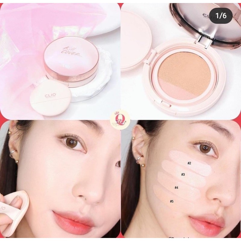CUSHION CLIO KILL COVER PINK GLOW CREAM | BigBuy360 - bigbuy360.vn