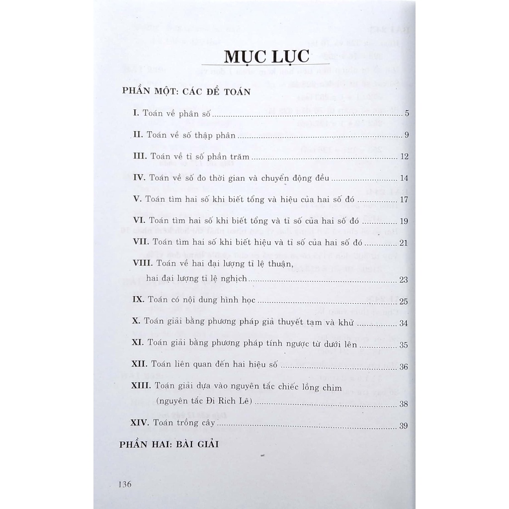 Sách Tuyển Chọn Các Bài Toán Đố 5 Nâng Cao