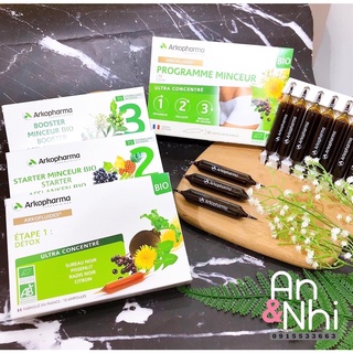 Thải độc giảm cân arkopharma hàng pháp