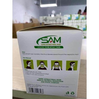 Khẩu trang y tế kháng khuẩn 4 lớp SAM