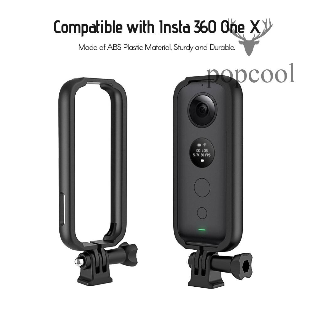 Khung Bảo Vệ Ống Kính Máy Ảnh Thể Thao Bằng Abs Chống Ăn Mòn Kèm Ốc Vít Tiêu Chuẩn Cho Insta 360 One X