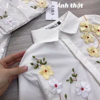 Bán sỉ áo sơ mi thêu hoa