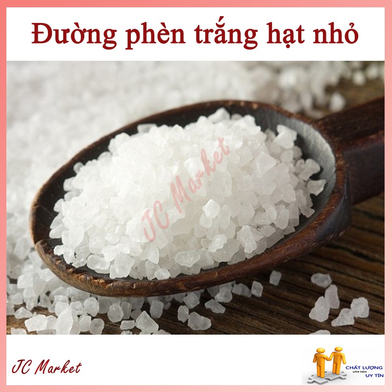 [Mã 229FMCGSALE giảm 8% đơn 500K] 1 Kg Đường phèn trắng hạt nhỏ, phèn ngon