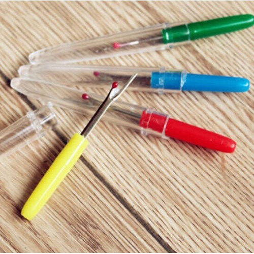 4pcs X Plastic Handle Seam Stitch Ripper Unpicker Thread Cutter Sewing Tool
