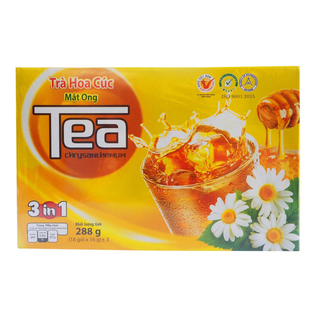 Trà hoa cúc mật ong hòa tan Thanh Bình hộp 320g