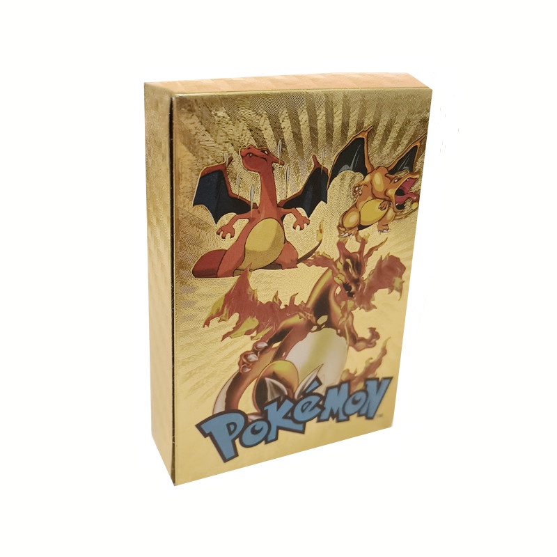 Bộ 110 / 55 / 27 Thẻ Bài Pokemon Go Bằng Kim Loại Cho Bé
