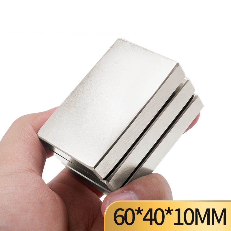 Nam châm đất hiếm 60x40x10mm siêu từ tính N35