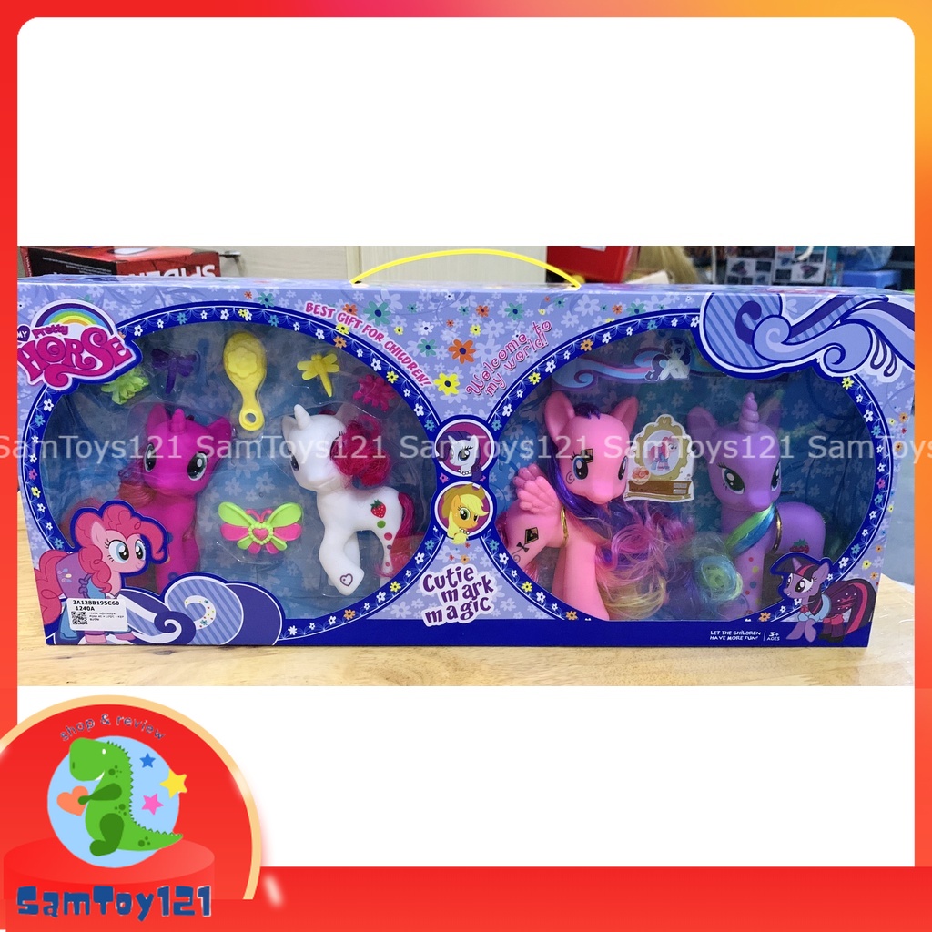 Đồ chơi ngựa Pony tóc dài chất liệu cao cấp - LOVELY HORSE làm quà cho bé