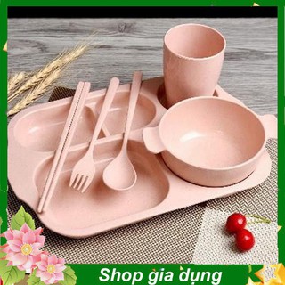 {Giá rẻ nhất} KHAY CƠM LÚA MẠCH CHO BÉ .A0215{SP yêu thích}