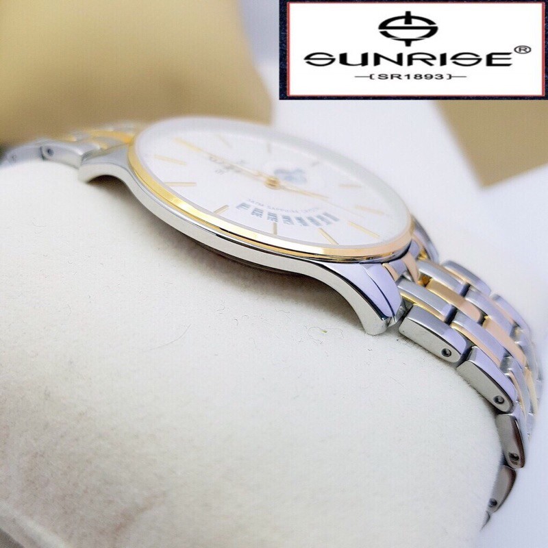 ĐỒNG HỒ NAM SUNRISE 1127SA KÍNHSAPPHIRE – 2 LỊCH – DEMI
