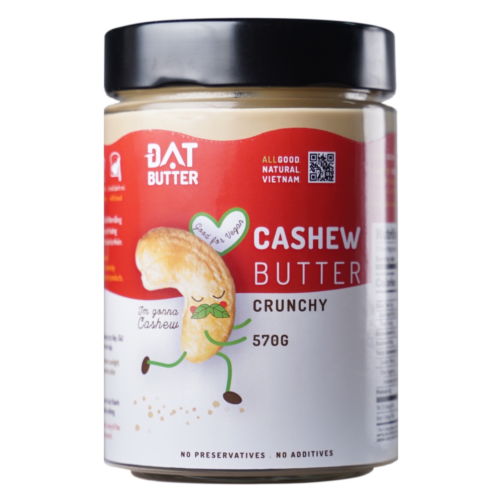 Bơ hạt điều không chất bảo quản, không đường, Eatclean- Đạt Food 210g