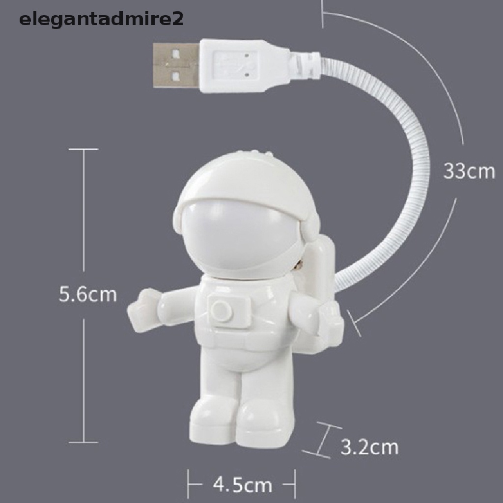 [gele] USB night light LED astronaut light desk lamp 5V reading desk lamp laptop [ele]